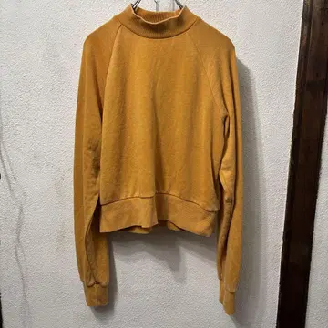빈티지 래글런 구제 의류 used 머스타드 하이넥 트레이닝복
