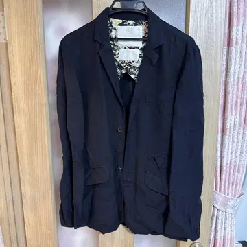 White Mountaineering 블랙 테일러드 자켓 사이즈 2