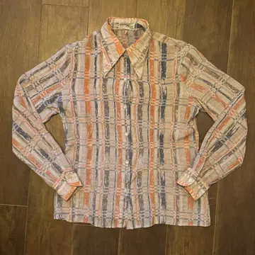 70s 유로 빈티지 프랑스 셔츠 블라우스