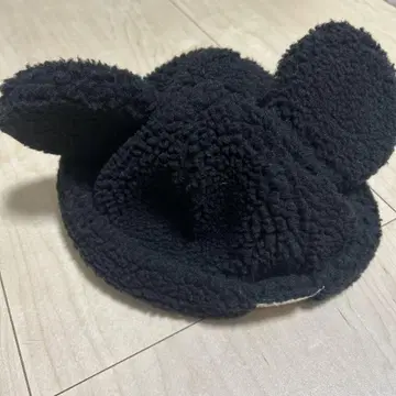 도쿄 디즈니 리조트 미키 보아캡 블랙