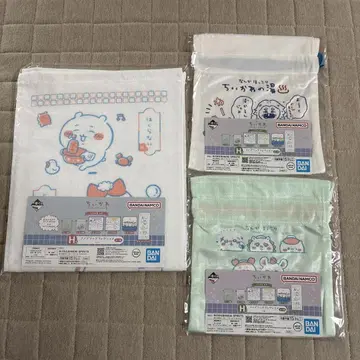 치이카와 (먼작귀) 제일복권 타월 복조리 3종 세트