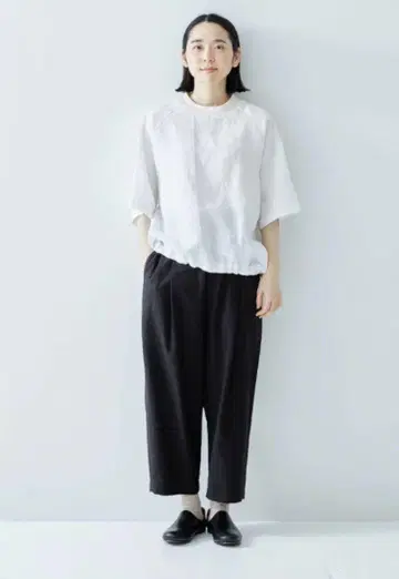 atelier naruse 린넨 ~nohara~ 밑단 조임 풀오버