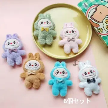 코믹스 러브부 모후모후 키링 6개 세트