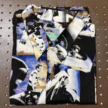 Deadstock 제임스 딘 x 레인 스푸너 하와이안 셔츠 L
