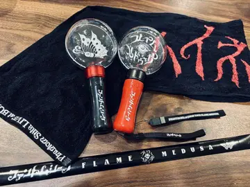 팬텀 시타 하이 네타 타월 응원봉 2개 세트 덤 메두사 은색 테이프 포함