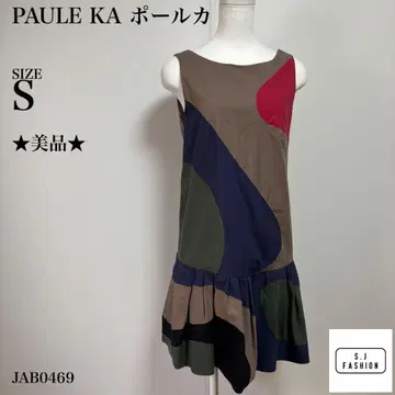 폴카 PAULE KA 원피스 미니 슬리브리스 그레이지 M