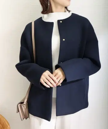 libelle more 노카라 자켓 네이비 M