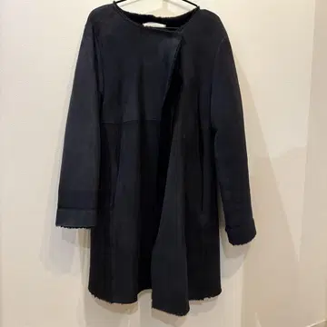 IENA SLOBE 양가죽 무스탕 코트 오픈 프론트