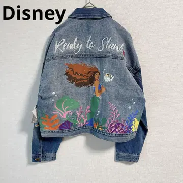 [ 택 포함 새상품 ] Disney 인어공주 데님 자켓 아리엘