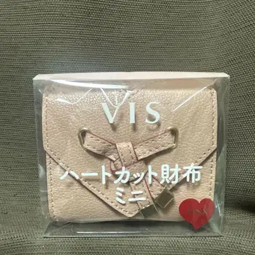 [ 미개봉 새상품 ] VIS 하트컷 미니 지갑 PINK