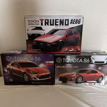 TOYOTA 86 무선 조종 빨간색 3종