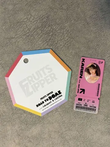 FRUITS ZIPPER 마츠모토 카렌 스티커