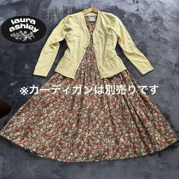 레어 laura ashley 플라워 프린트 롱 원피스 UK16