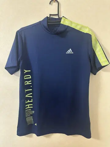 adidas HEAT.RDY 네이비 모크넥 하이넥 셔츠