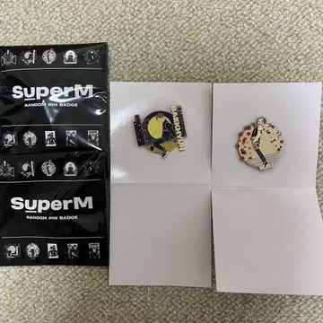 SuperM 랜덤 핀 배지 2개 세트 EXO 백현 카이