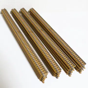 N 게이지 레일 S280 16도 (그중 1도 조인트 손톱 파손 있음)
