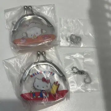 산리오 캐릭터즈 가마구치 키링 키티 코기뮨