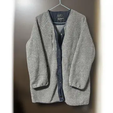 알파벳 플리스 아우터