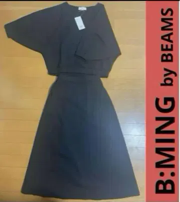 가격 인하! BEAMS 셋업 상의 스커트 맨투맨