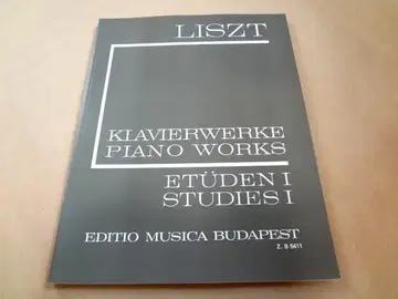 리스트 스코어 Klavierwerke Piano Works Etuden