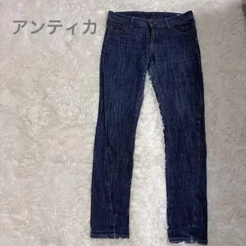 안티카 L 다크 블루 여성용 슬림핏 데님