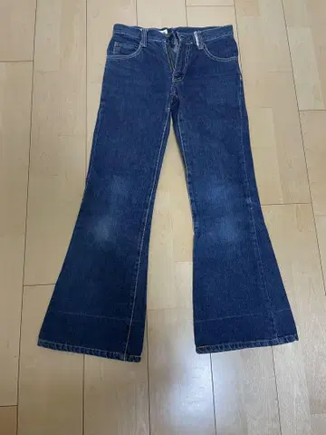 70s 데님 플레어 데님 벨보텀
