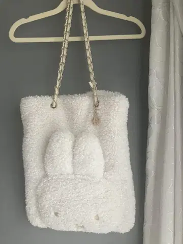 미피 보아 토트백 화이트