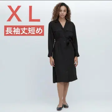 유니클로 UV컷 셔츠 원피스