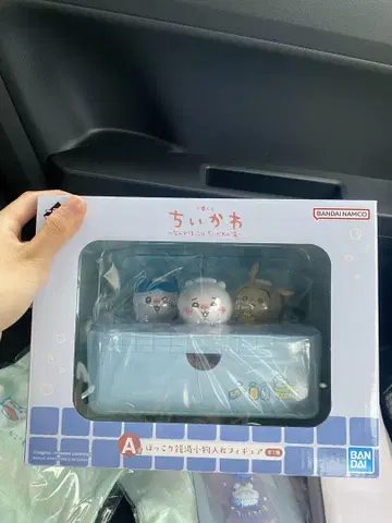 제일복권 치이카와 (먼작귀) 온천 A상 따뜻한 목욕탕 소품함 피규어