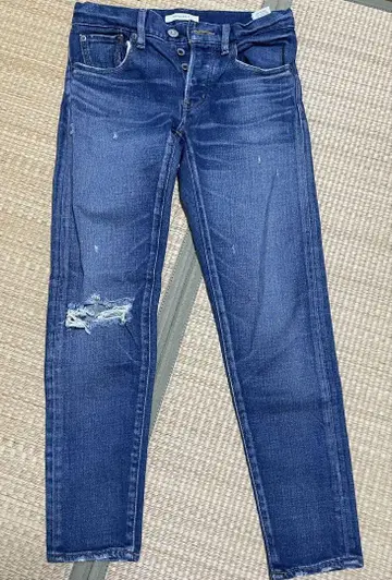 MOUSSY 데미지 가공 스트레이트 데님