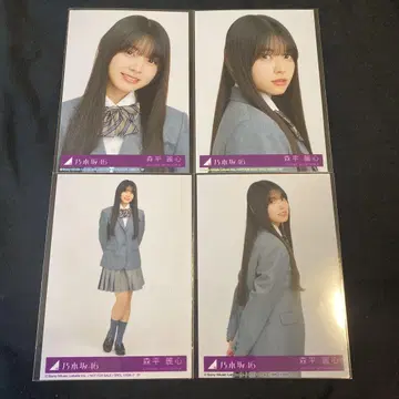 노기자카46 브로마이드 모리히라 레이신 네이블 오렌지 봉입 컴프 4장