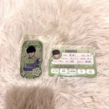 이사기 요이치 Retro POP 경질 카드 아크릴 키링