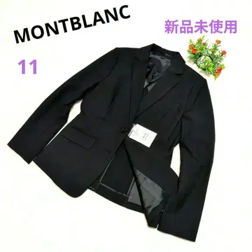 [ 미사용 새상품 ] 몽블랑 블랙 테일러드 자켓 11 L
