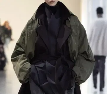 BIO WASHED OVERSIZED FIGHT JACKET 카키 S