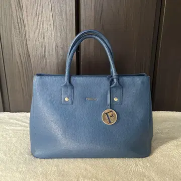 FURLA 백 A4 핸드백 출퇴근용 백 훌라 네이비 블루