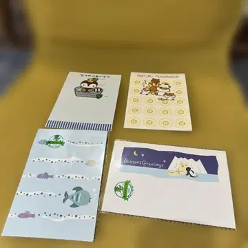 헤이세이 레트로 초추이마이 엽서 4종 세트 코로코로 크리린, 랜드리