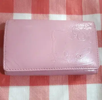 헬로키티 키티 키케이스 지갑 형 가르쳐 핑크