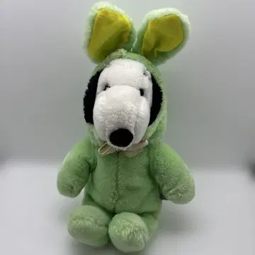 빈티지 봉제 인형 스누피 부활절 토끼