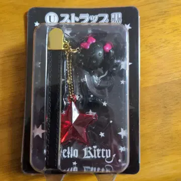 악마 키티 레어 헬로키티 스트랩 블랙