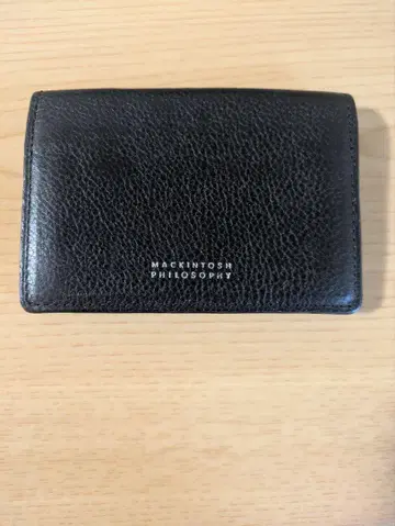 MACKINTOSH PHILOSOPHY 명함지갑 블랙