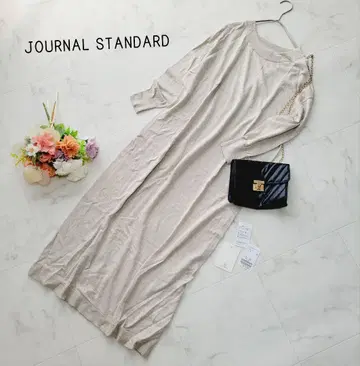 JOURNAL STANDARD*라이트 베이지/니트 롱 원피스