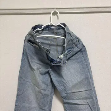 SLY JEANS 스트레이트 데님 라이트 블루