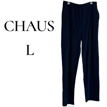 CHAUS (L) 네이비 캐주얼 팬츠
