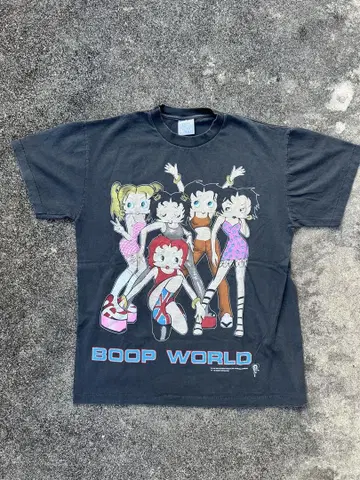 베티짱 1998년 카피라이트 있음 싱글 스티치 boopworld