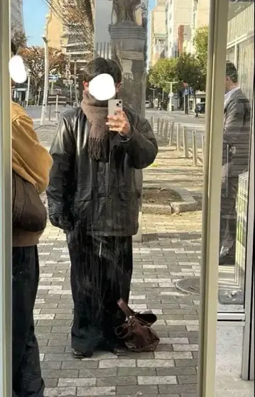 archive 라무 가죽 자켓 일본제 M size 블랙