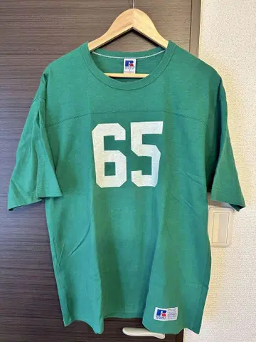 RUSSELL ATHLETIC 그린 T셔츠 풋살공T셔츠