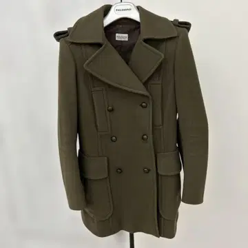 PHILOSOPHY 올리브 그린 피 코트