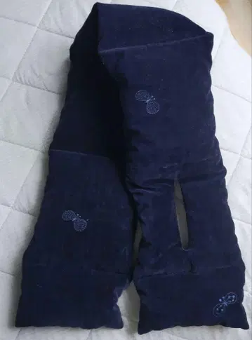 미나 페르호넨 다운 머플러 chocho 네이비