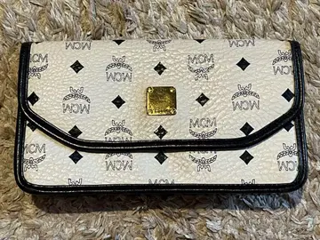 MCM 로고 프린트 클러치백