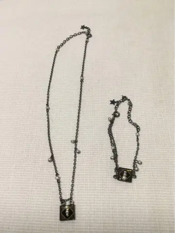 아쉬페 프랑스 목걸이 & 팔찌 세트